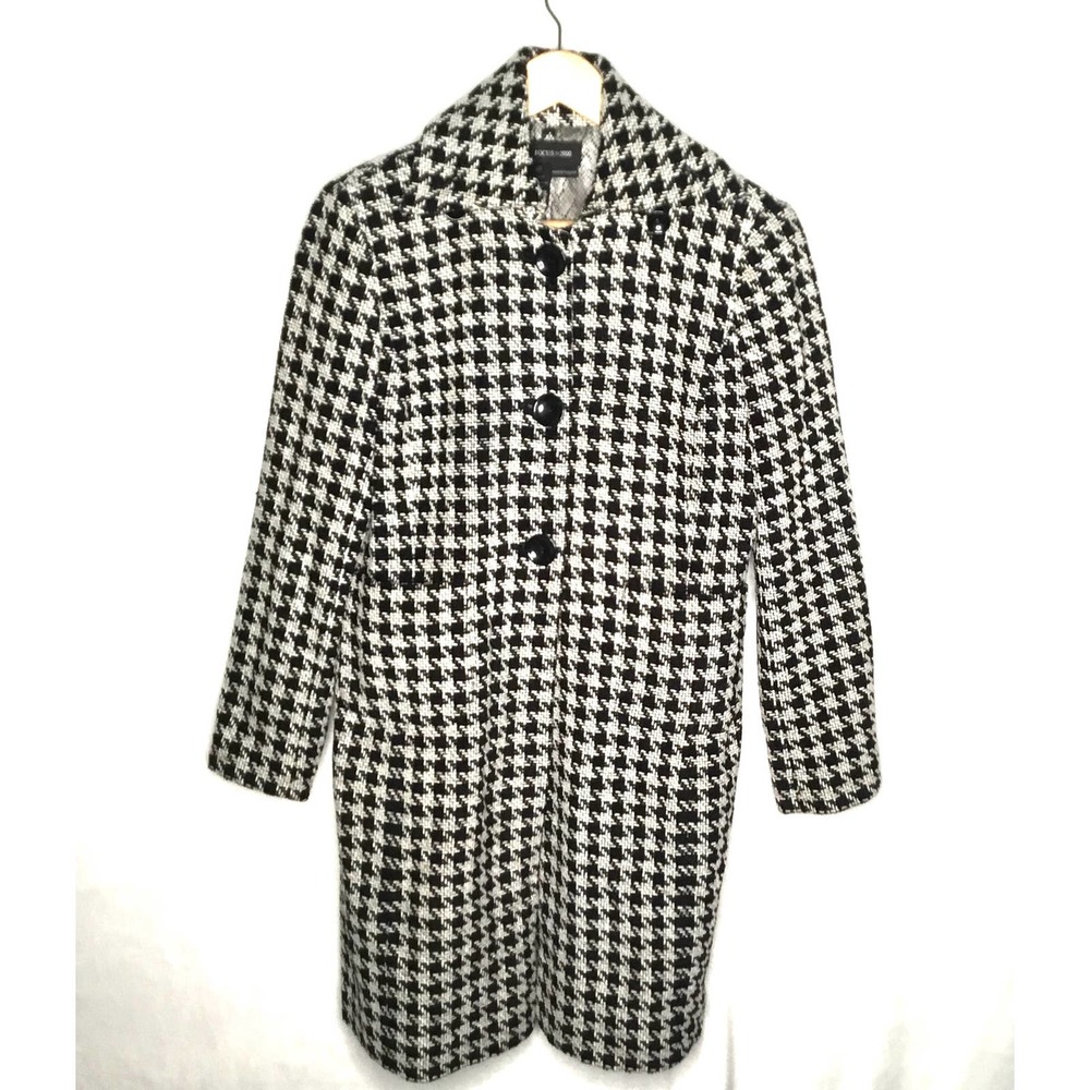 Focus 2000 Hound’s Tooth Lined Coat